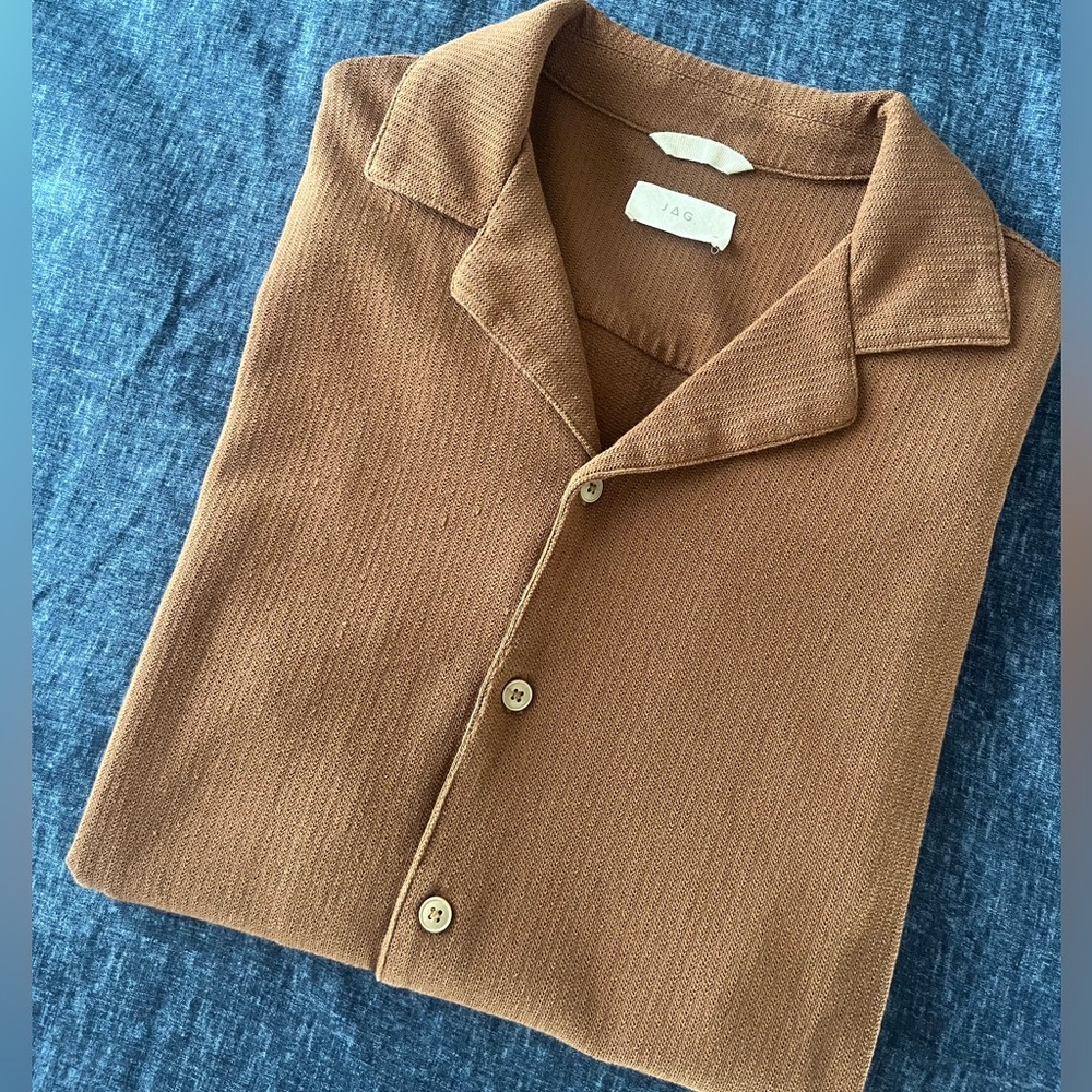 JAG Australia Cuban Collar Shirt (Size M)